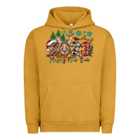 Pigment Peanut Butter 2023 Happy New Year Urban Hoodie - CowhideDigitalArt
