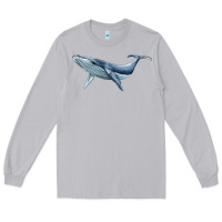 Moon Dust humpback whale Long Sleeve Tee - BarkalooDesign