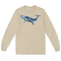 Mushroom humpback whale Long Sleeve Tee - BarkalooDesign