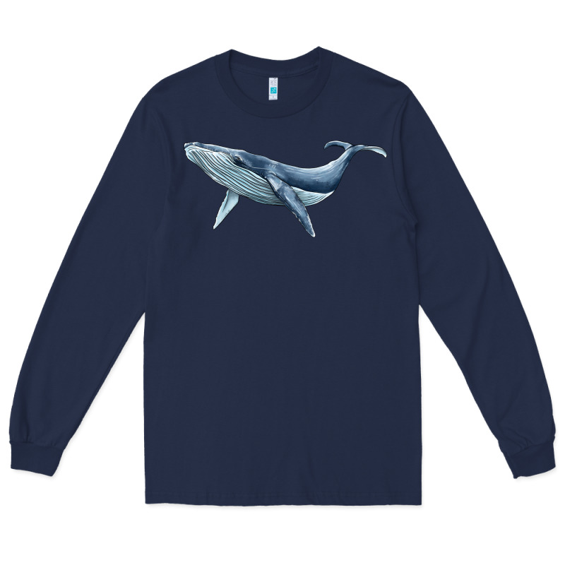Humpback Whale Long Sleeve Tee by BarkalooDesign | Teevron