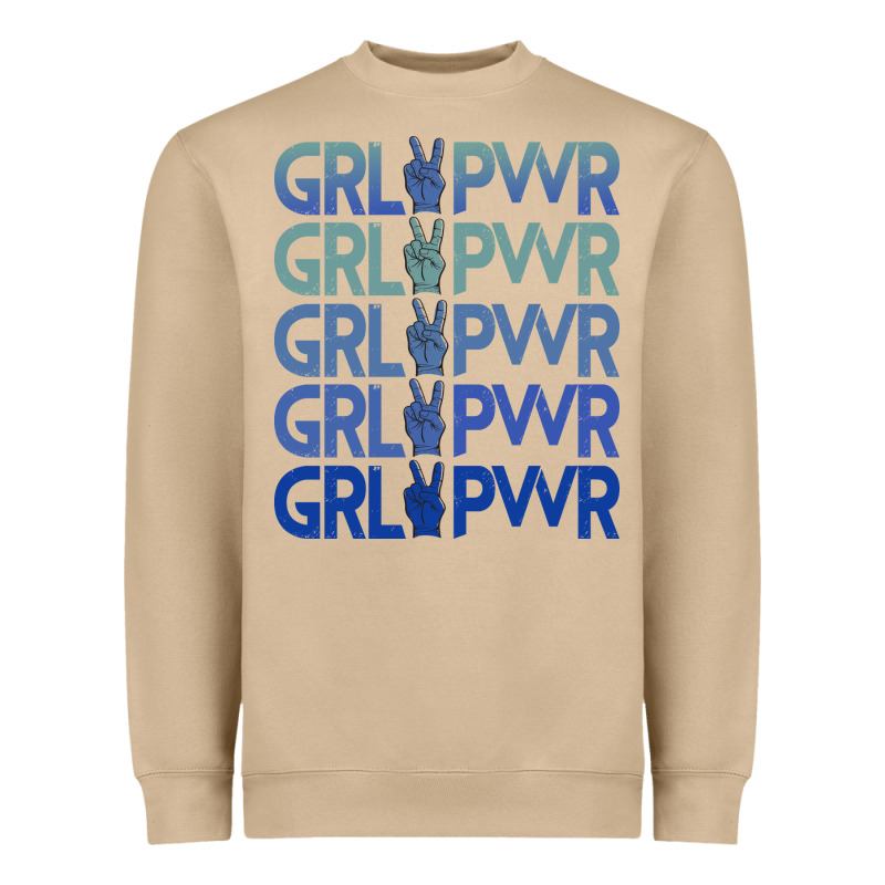 Girl Power Peace Heavyweight Sweatshirt by Bettercallsaul | Teevron
