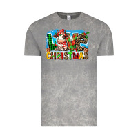 Cloud Rock love christmas cow Vintage Tee - MaliasSmallBusiness
