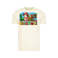 Vintage Arctic love christmas cow Vintage Tee - MaliasSmallBusiness