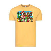 Vintage Mustard love christmas cow Vintage Tee - MaliasSmallBusiness