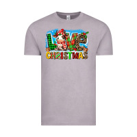 Vintage Zinc love christmas cow Vintage Tee - MaliasSmallBusiness