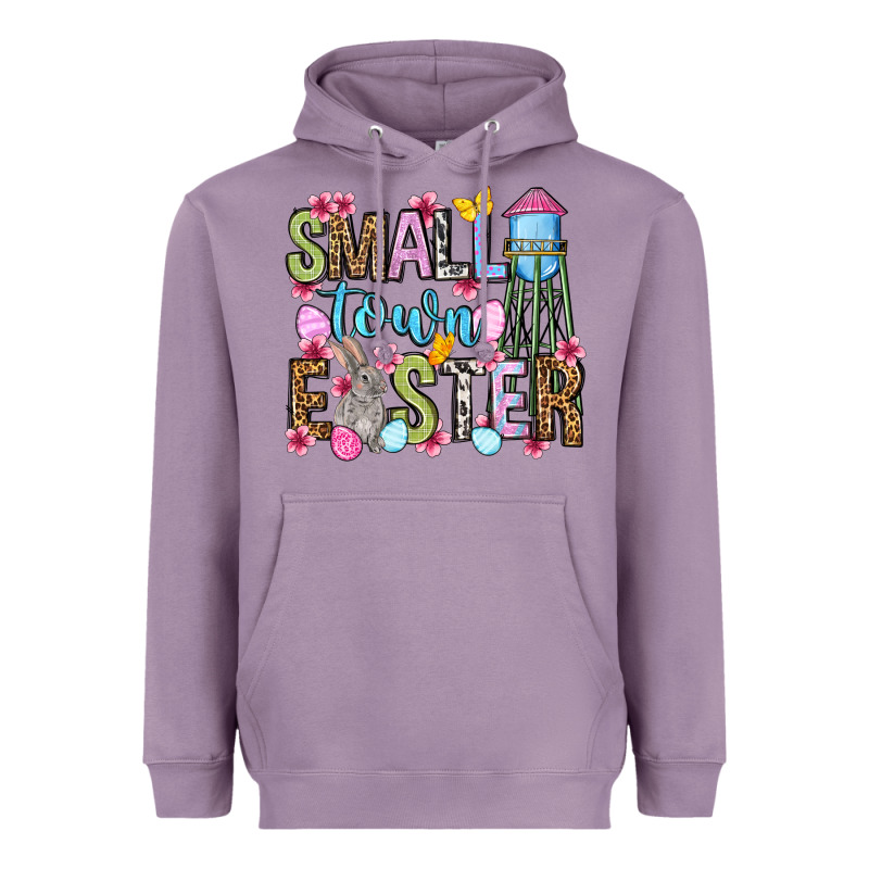 Easter Day Small Town Easter Heavyweight Hoodie by OliviaCreatesArt | Teevron