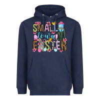 Navy Easter Day Small town Easter Heavyweight Hoodie - OliviaCreatesArt