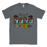 Charcoal Heather blessed nana Classic Tee - CowhideDigitalArt