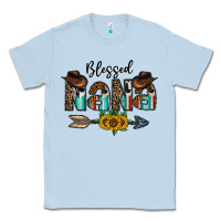 Dusty Blue blessed nana Classic Tee - CowhideDigitalArt