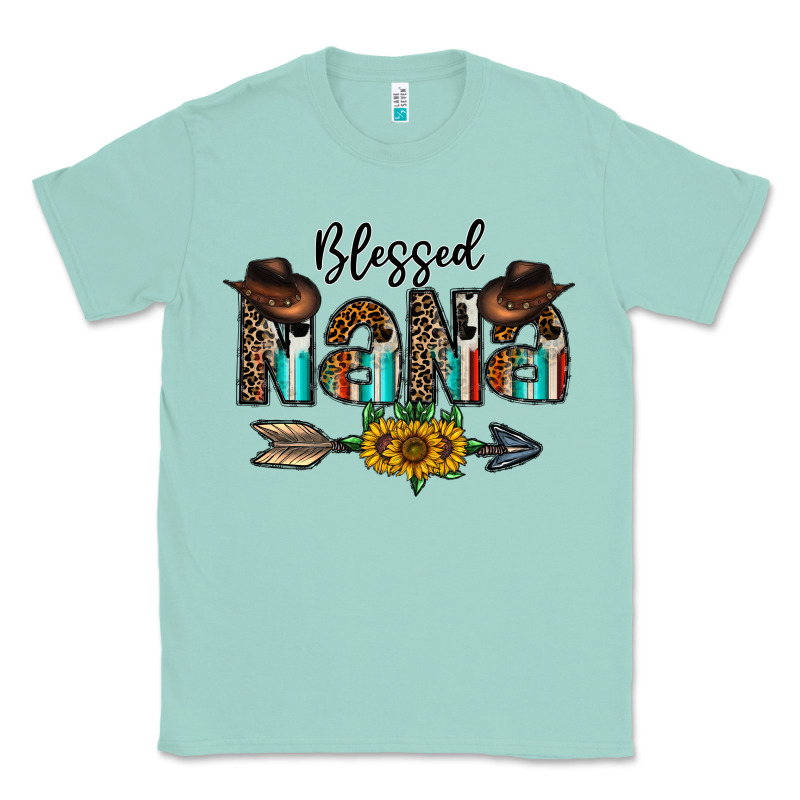 Blessed Nana Classic Tee by CowhideDigitalArt | Teevron