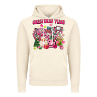 Vintage Artic retro pink christmas vibes Vintage Hoodie - MaliasSmallBusiness