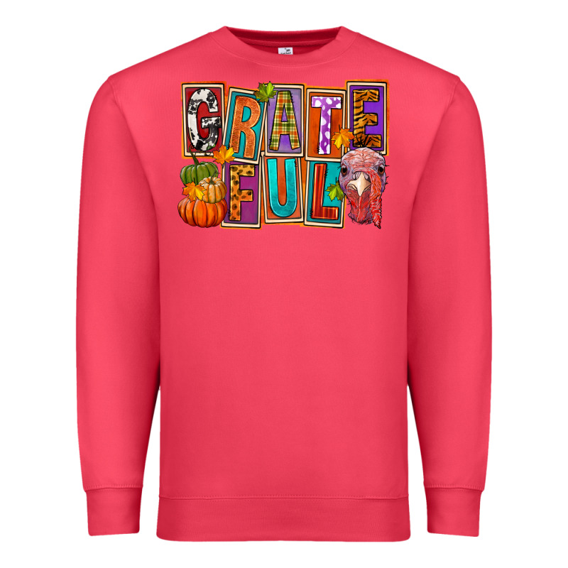 Grateful Thanksgiving Premium Sweatshirt by FaDigitalArtStudio | Teevron