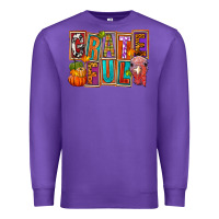 Purple Grateful Thanksgiving Premium Sweatshirt - FaDigitalArtStudio