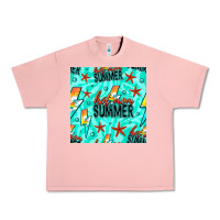 Salmon Hot Mom Summer Digital Paper Urban Heavy Tee - BundleAndBundleShop