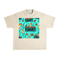 Sandshell Hot Mom Summer Digital Paper Urban Heavy Tee - BundleAndBundleShop