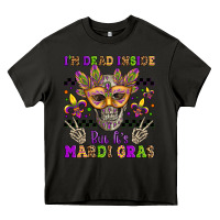 Asphalt i'm dead inside but it's mardi gras Heavy Core Tee - Jasminsmagicworld