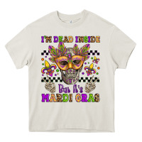 Cream i'm dead inside but it's mardi gras Heavy Core Tee - Jasminsmagicworld
