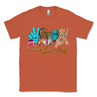 Copper peace love nails bbs Classic Tee - BundleAndBundleShop