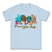 Peace Love Nails Bbs Classic Tee | Teevron