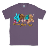 Lavender peace love nails bbs Classic Tee - BundleAndBundleShop