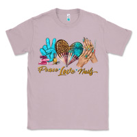 Lilac peace love nails bbs Classic Tee - BundleAndBundleShop