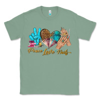 Sage peace love nails bbs Classic Tee - BundleAndBundleShop