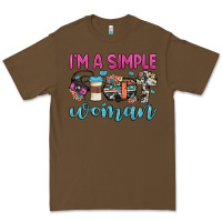 Cacao i'm a simple woman Premium Tee - JahusDesignShop