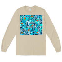 Mushroom humpback whale Long Sleeve Tee - BarkalooDesign