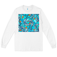 White humpback whale Long Sleeve Tee - BarkalooDesign