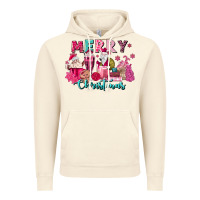 Vintage Artic pink christmas coffee cups Vintage Hoodie - MaliasSmallBusiness