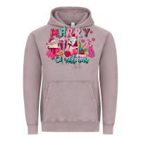 Vintage Zinc pink christmas coffee cups Vintage Hoodie - MaliasSmallBusiness