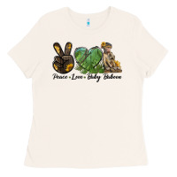 Bone Peace Love Baby Baboon Ladies Tee - LillyAllenDesigns