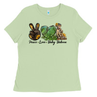 Matcha Peace Love Baby Baboon Ladies Tee - LillyAllenDesigns
