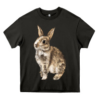 Asphalt Rabbit Heavy Core Tee - LillyAllenDesigns