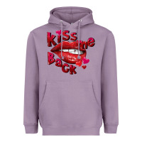 Lavender Kiss me back Valentine's Day Heavyweight Hoodie - FaDigitalArtStudio