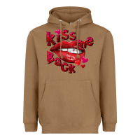Toasted Coconut Kiss me back Valentine's Day Heavyweight Hoodie - FaDigitalArtStudio
