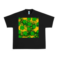 Black St. Patricks clover pattern digital paper Urban Heavy Tee - BundleAndBundleShop