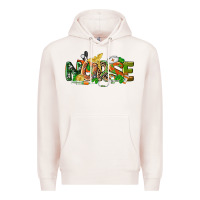 Pale Pink St. Patrick's Day Nurse Premium Hoodie - CowGirlArtShop