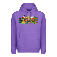 Purple St. Patrick's Day Nurse Premium Hoodie - CowGirlArtShop