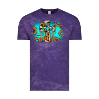 Cloud Purple faith cross Vintage Tee - JahusDesignShop