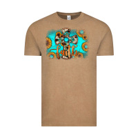 Vintage Coffee faith cross Vintage Tee - JahusDesignShop