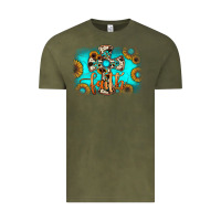 Vintage Olive faith cross Vintage Tee - JahusDesignShop