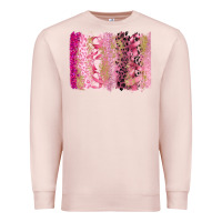 Pale Pink cancer brushstroke Premium Sweatshirt - FaDigitalArtStudio