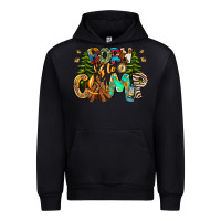 Black Born To Camp Urban Hoodie - CowhideDigitalArt