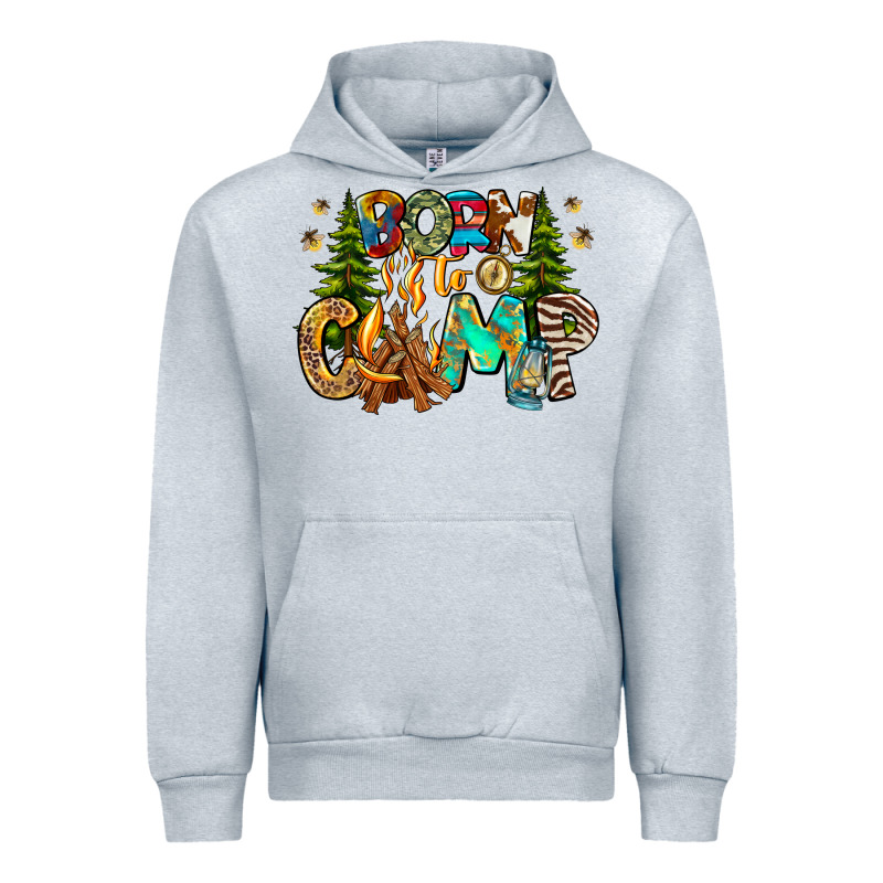 Born To Camp Urban Hoodie by CowhideDigitalArt | Teevron