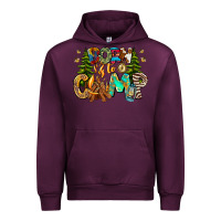 Mauve Wine Born To Camp Urban Hoodie - CowhideDigitalArt