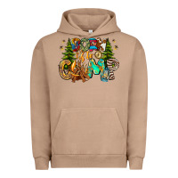 Pigment Burro Born To Camp Urban Hoodie - CowhideDigitalArt