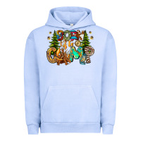 Pigment Grape Ice Born To Camp Urban Hoodie - CowhideDigitalArt