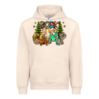 Sandshell Born To Camp Urban Hoodie - CowhideDigitalArt