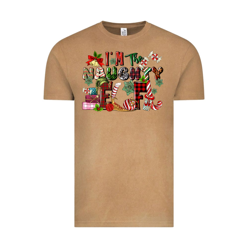 Im The Naughty Elf Vintage Tee by MaliasSmallBusiness | Teevron